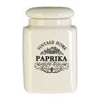 Vintage Home Set Of Six Cream Spice Jars