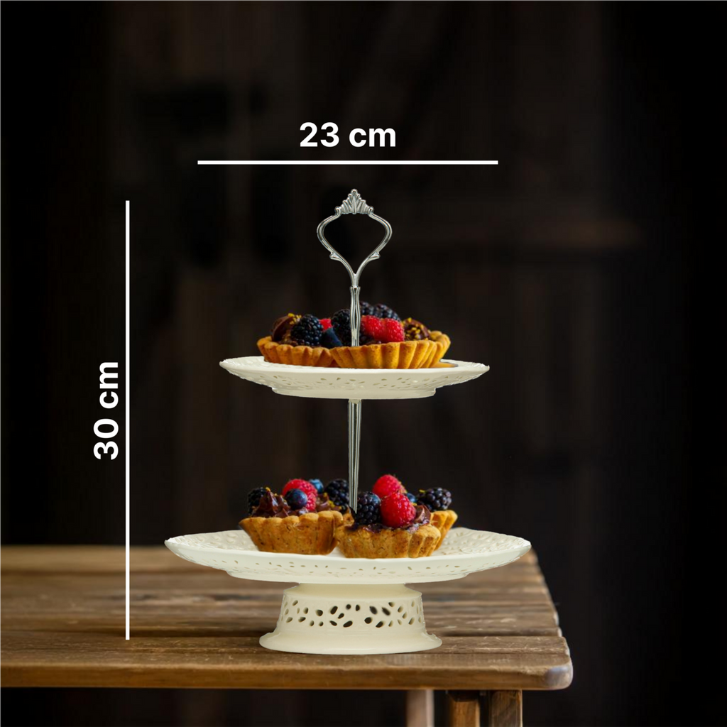 2 Tier Cake Plate