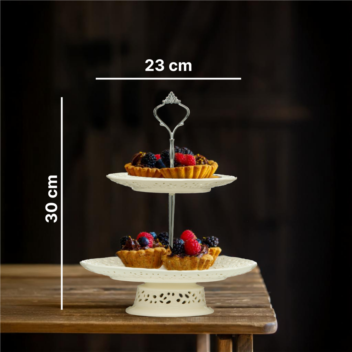 2 Tier Cake Plate