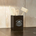 Vintage Home Black Utensil Holder With 6 Utensils