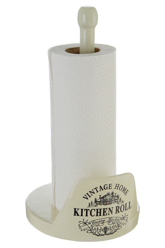 Cream Kitchen Roll Holder