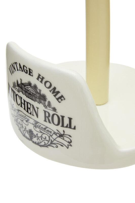Cream Kitchen Roll Holder