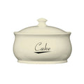 Cream Glazed Cake Crock