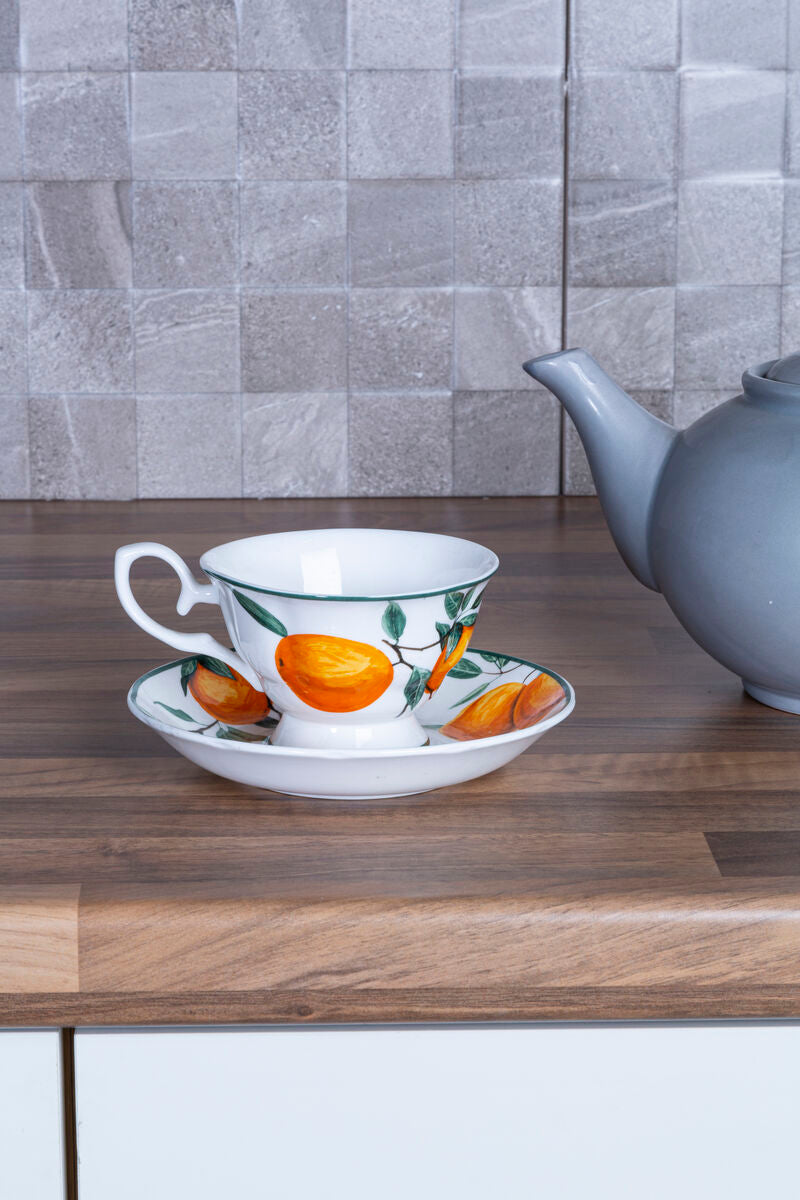 Orange Grove Cup and Saucer