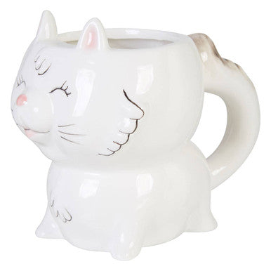 White Cat Mug