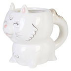 White Cat Mug