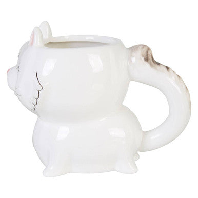 White Cat Mug