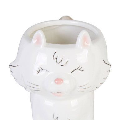 White Cat Mug
