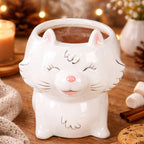 White Cat Mug