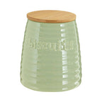 Green Dolomite Biscuit Canister