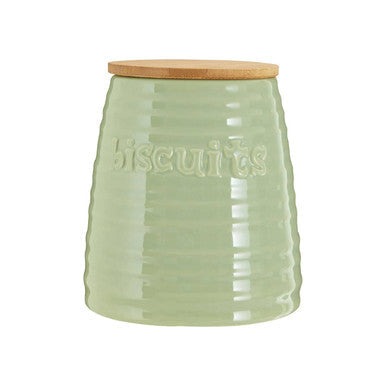 Green Dolomite Biscuit Canister