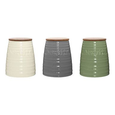 Green Dolomite Biscuit Canister