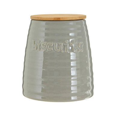 Grey Dolomite Biscuit Canister