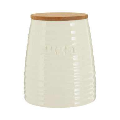 Cream Dolomite Sugar Canister