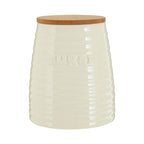 Cream Dolomite Sugar Canister