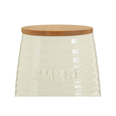 Cream Dolomite Sugar Canister