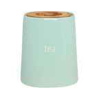 Blue Ceramic Tea Canister