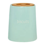 Blue Ceramic Biscuit Canister