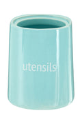 Blue Ceramic Utensil Holder