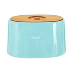 Blue Ceramic Bread Bin
