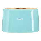 Blue Ceramic Bread Bin