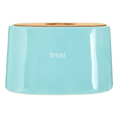 Blue Ceramic Bread Bin