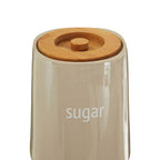 Beige Ceramic Sugar Canister