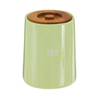 Green Ceramic Tea Canister