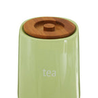 Green Ceramic Tea Canister