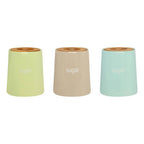 Green Ceramic Sugar Canister