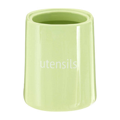 Green Ceramic Utensil Holder