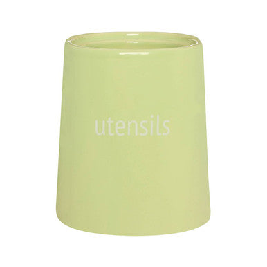 Green Ceramic Utensil Holder