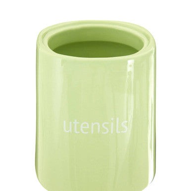 Green Ceramic Utensil Holder
