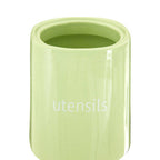 Green Ceramic Utensil Holder