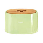 Green Ceramic Bread Bin