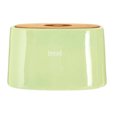 Green Ceramic Bread Bin