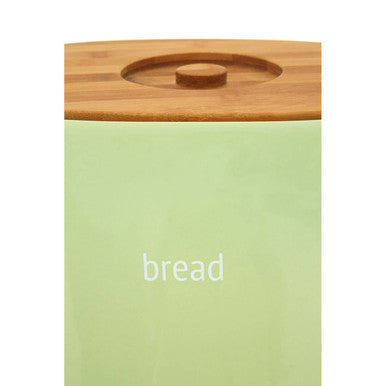 Green Ceramic Bread Bin