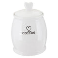 White Dolomite Coffee Canister