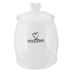 White Dolomite Coffee Canister