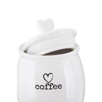 White Dolomite Coffee Canister