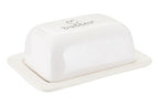 White Ceramic Butter Dish