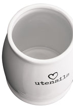 White Ceramic Utensil Holder