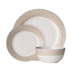 Casablanca 12 Piece Natural Dinner Set