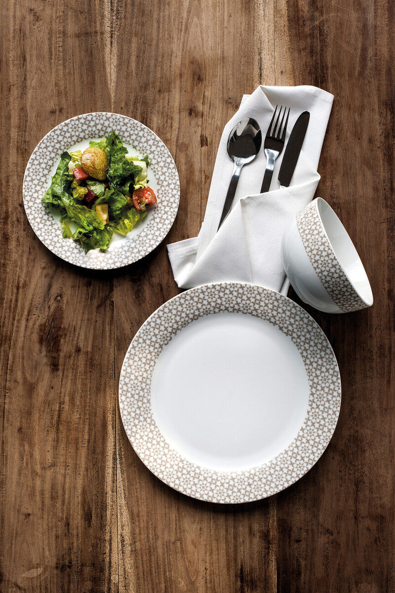 Casablanca 12 Piece Natural Dinner Set