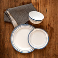 Saturn 12 Piece Blue Dinner Set