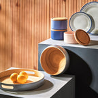 Saturn 12 Piece Blue Dinner Set