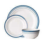 Saturn 12 Piece Blue Dinner Set Mob