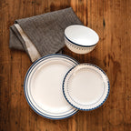 Saturn 12 Piece Blue Dinner Set Mob