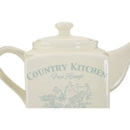Blue and Cream Teapot