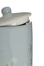 Light Blue Bird Design Canister